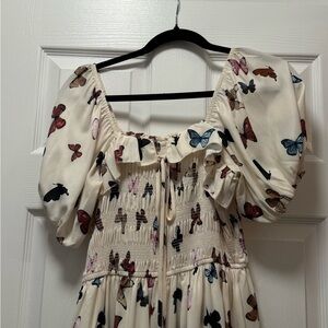 Ivy City Rae Dress in Butterfly Print